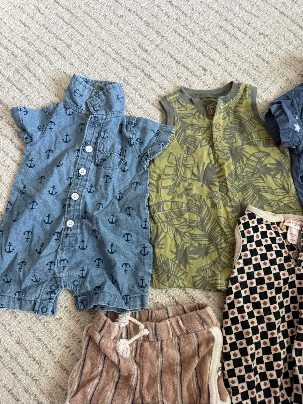 Mixed Rompers and Shorts